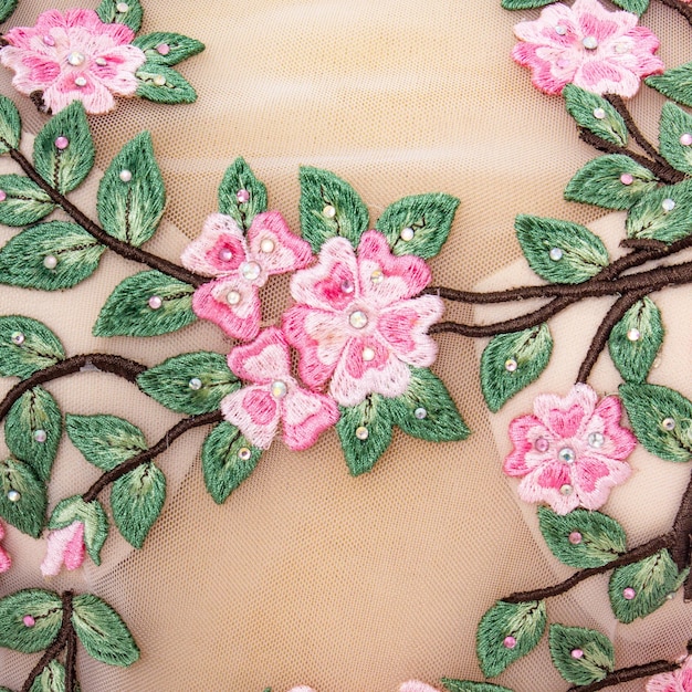 detal haftu z bliska